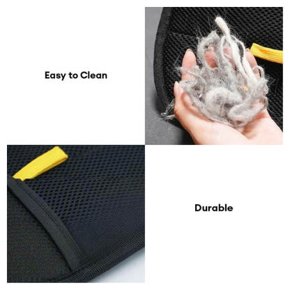 Pet Hair Removal Glove with Dual-Sided Electrostatic Bristles