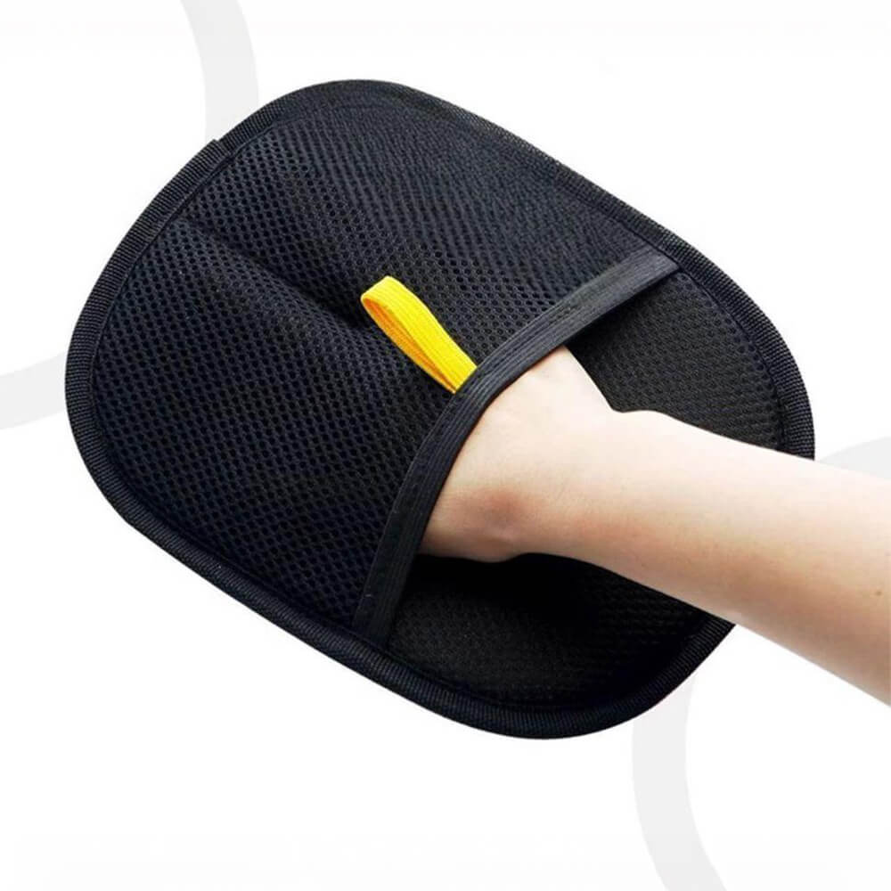 Pet Hair Removal Glove with Dual-Sided Electrostatic Bristles