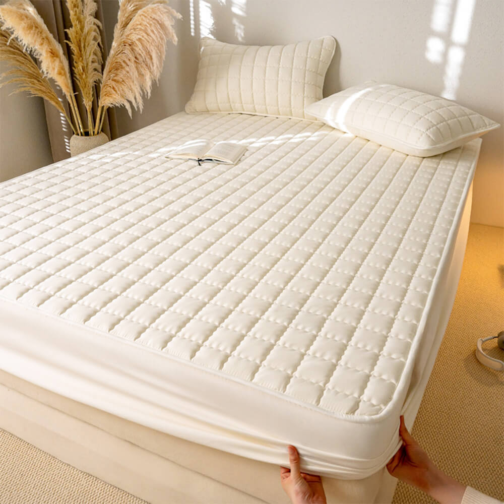 Elegant Square Breathable Waterproof Antibacterial Fitted Sheet Mattre