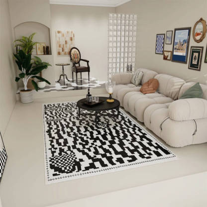 Modern Minimalist Living Room Rug Soft and Stylish Rug