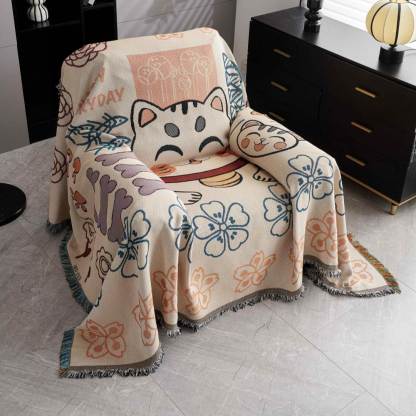 Camping cushion single sofa a whole full cover non-slip sofa cushion blanket table cushion multifunctional use