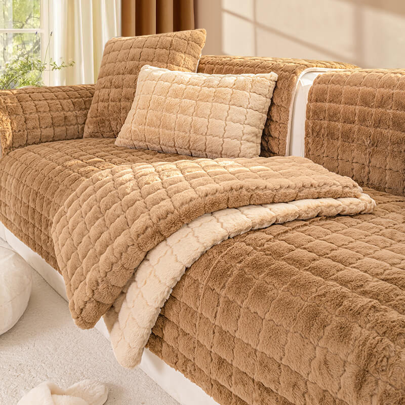 2024 plush thickened non-slip models, four-season universal-shaped sof