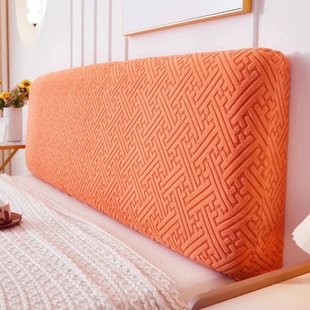 All Inclusive Bed Headboard Cover Dustproof Protector for Wood or Soft Backrest