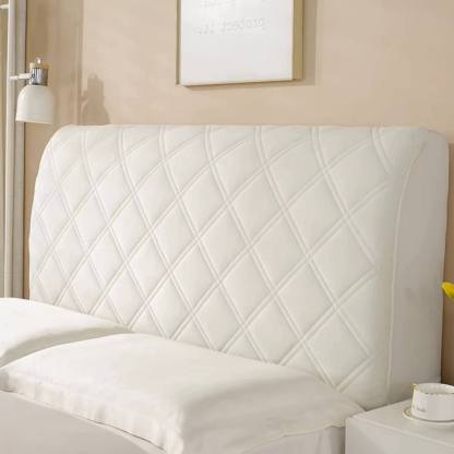 Thick Quilted Bed Headboard Cover Dustproof All Inclusive for Wood or Soft Beds