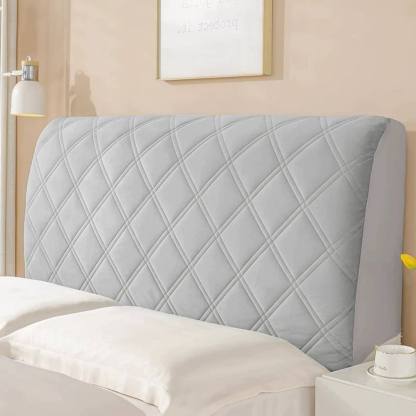 Thick Quilted Bed Headboard Cover Dustproof All Inclusive for Wood or Soft Beds