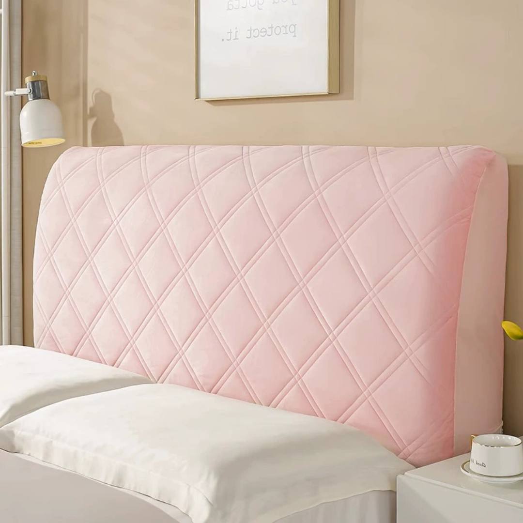 Thick Quilted Bed Headboard Cover Dustproof All Inclusive for Wood or Soft Beds