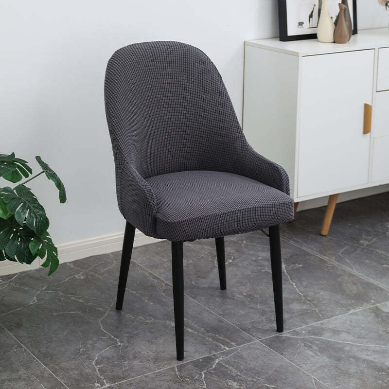 New elastic chair cover one piece dining table seat cover backrest one