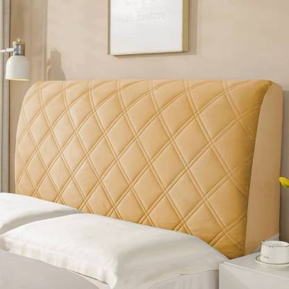 Thick Quilted Bed Headboard Cover Dustproof All Inclusive for Wood or Soft Beds