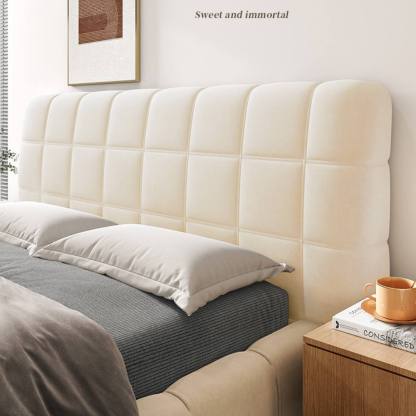 Thick Quilted Bed Headboard Cover All Inclusive Dustproof for Wood or Soft Back