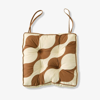 Thick Cotton Wave Pattern Chair Seat Pad Pet Mat