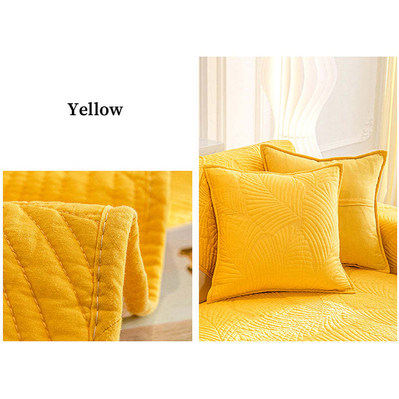 Leaf Sofa Mat Furniture Anti-scratch & Skid Protection Couch Cover