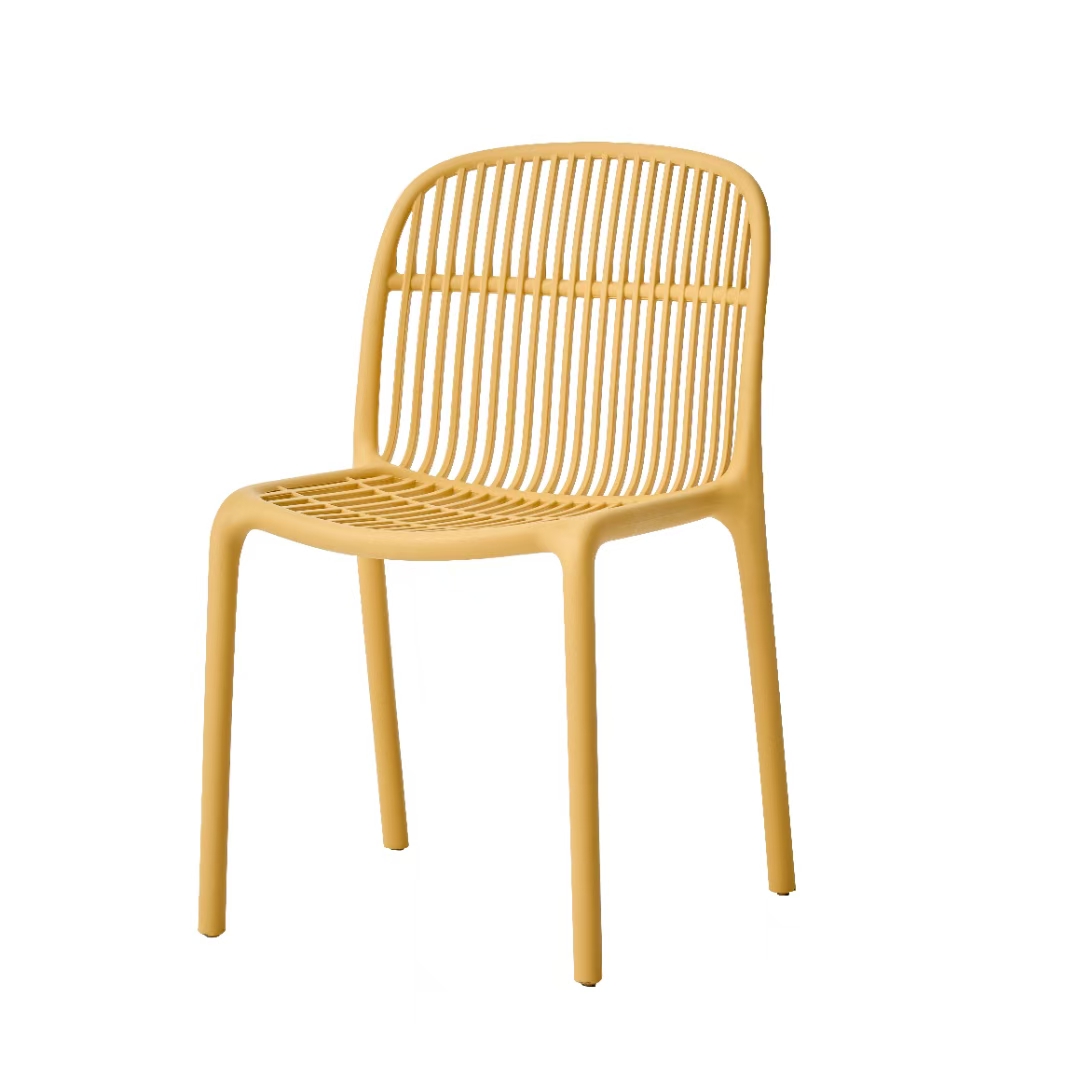 Yellow Polypropylene Dining Chair – Modern, Lightweight & Stackable