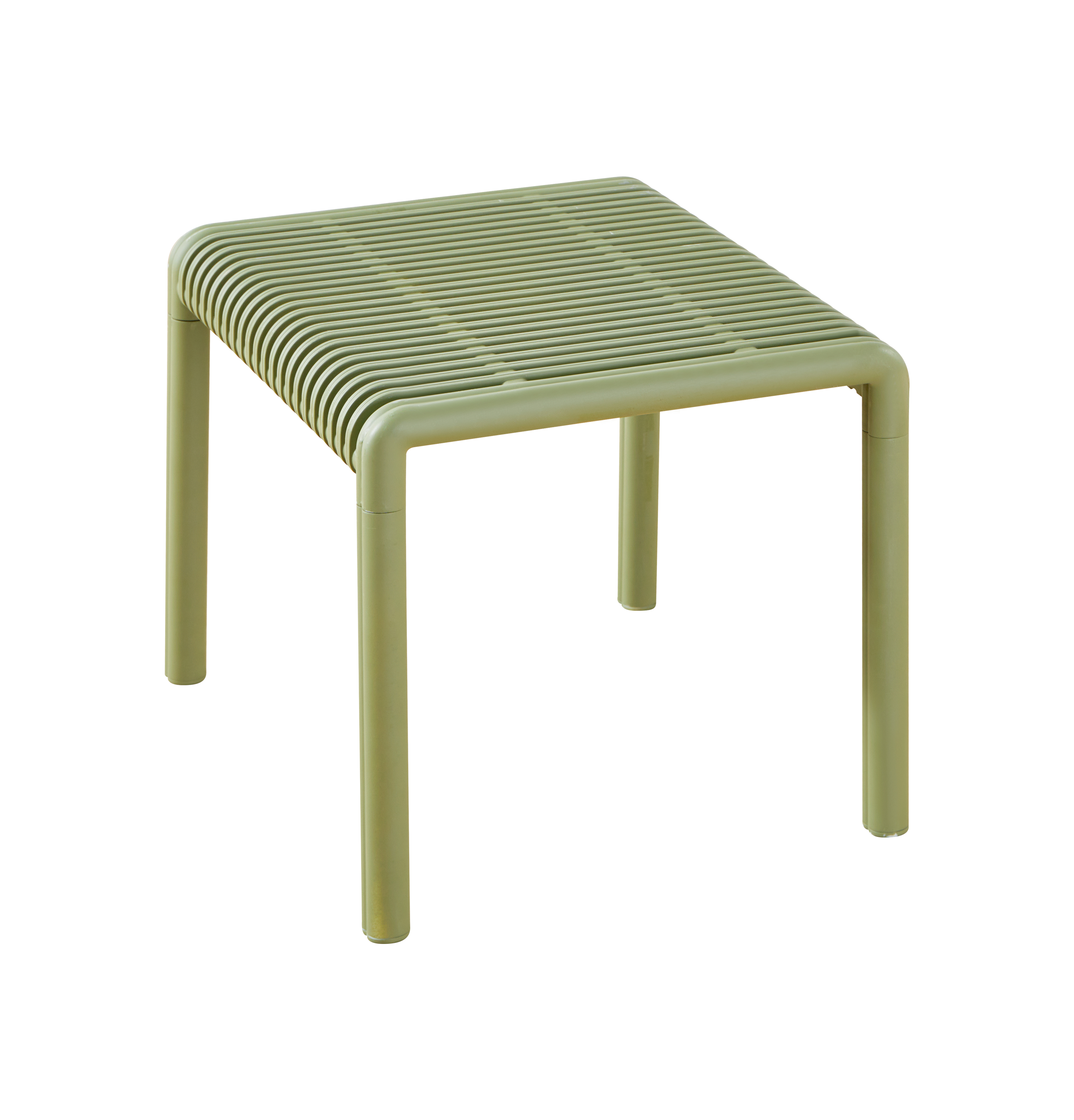 Green Plastic Coffee Table-PP Chair