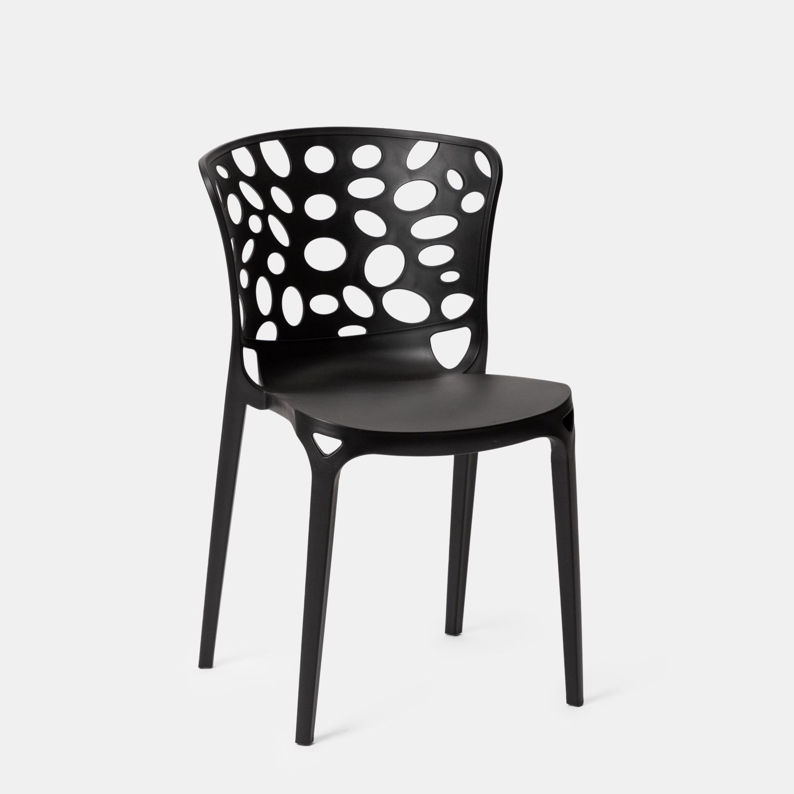 Ergonomic Hollow Back Plastic Chair Manufacturer | Modern PP Dining Chair for Restaurant & Commercial Use