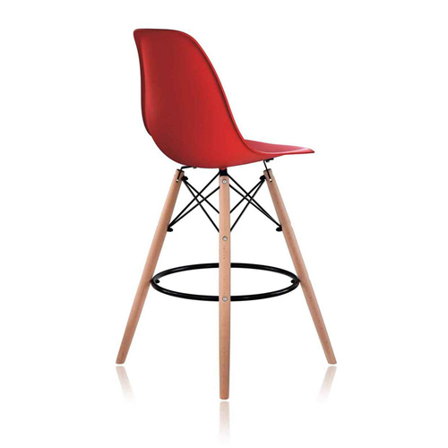 DSW Style Eames Bar Stool Red-PP Chair