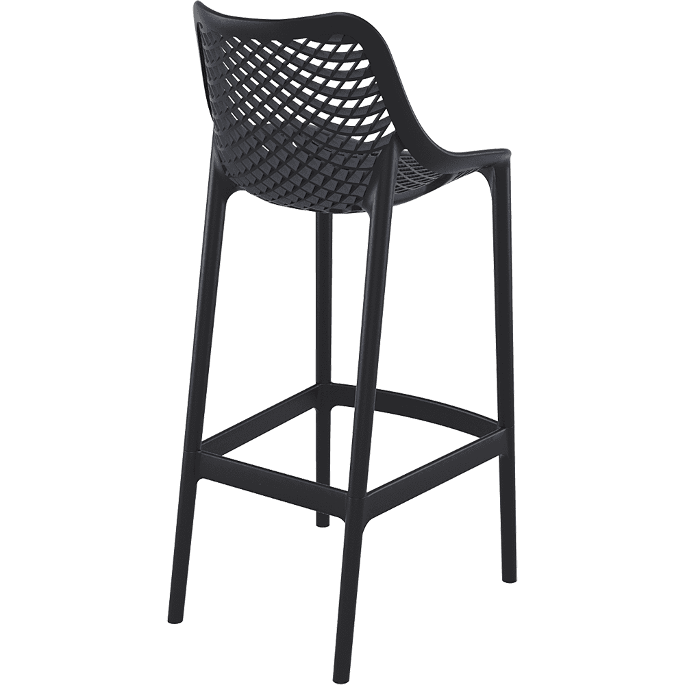 Air Bar Stool Chair Black PP Counter Height-PP Chair