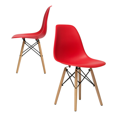 DSW Eames Chair Red-PP Chair