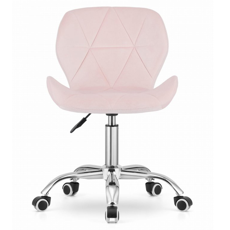 Light Pink Velvet Office Desk Chair-PP Chair