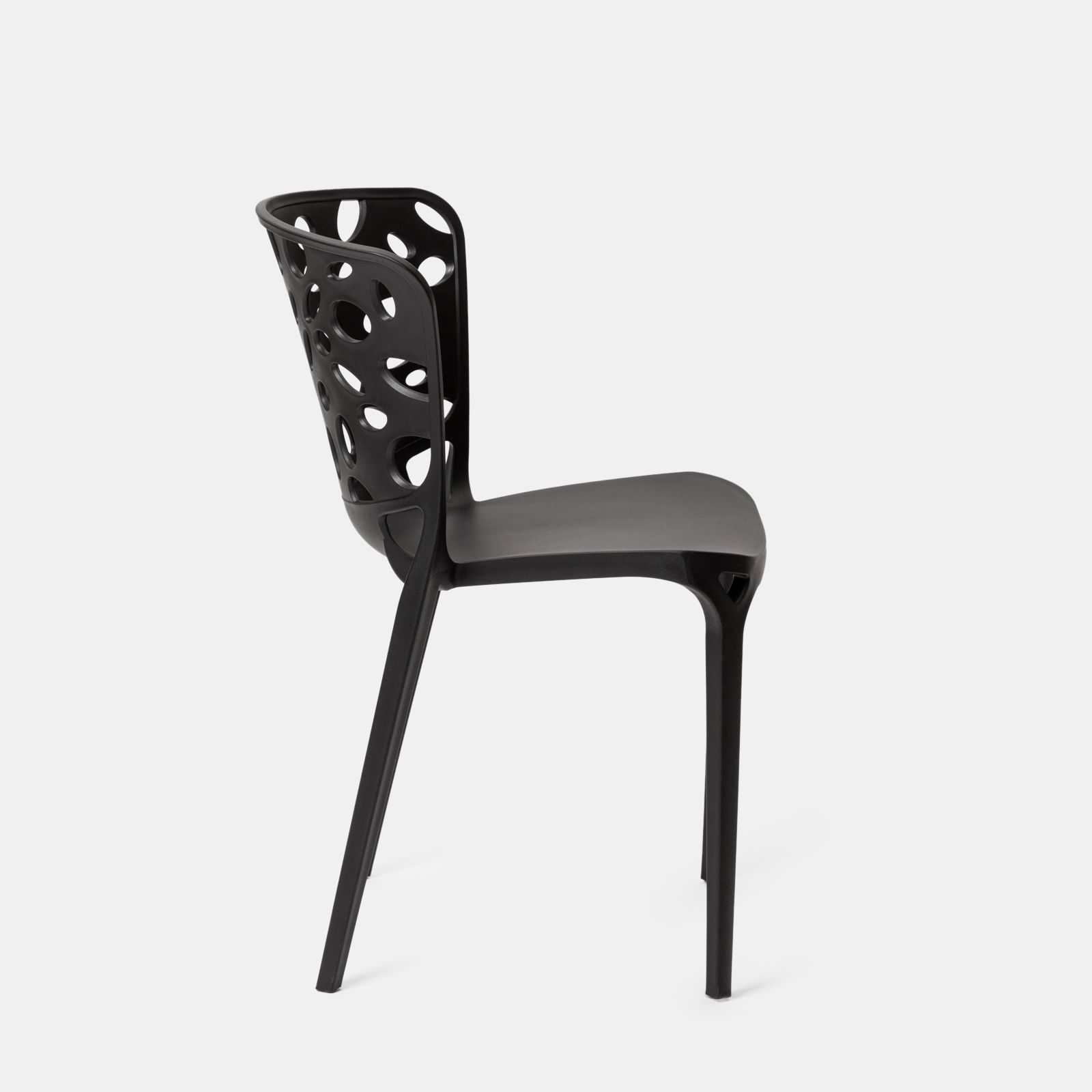 Ergonomic Hollow Back Plastic Chair Manufacturer | Modern PP Dining Chair for Restaurant & Commercial Use