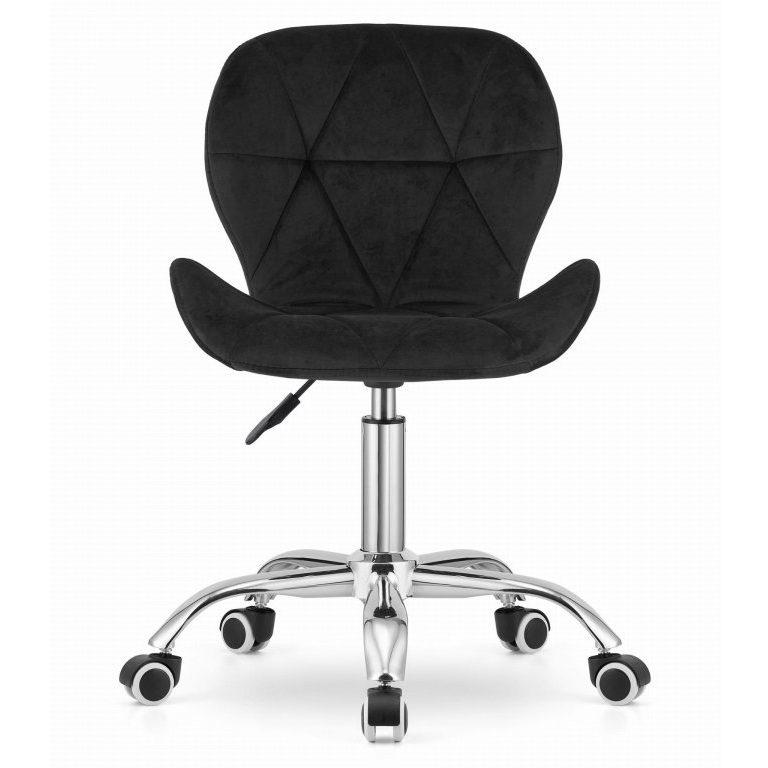 Black Velvet Office Desk Chair-PP Chair