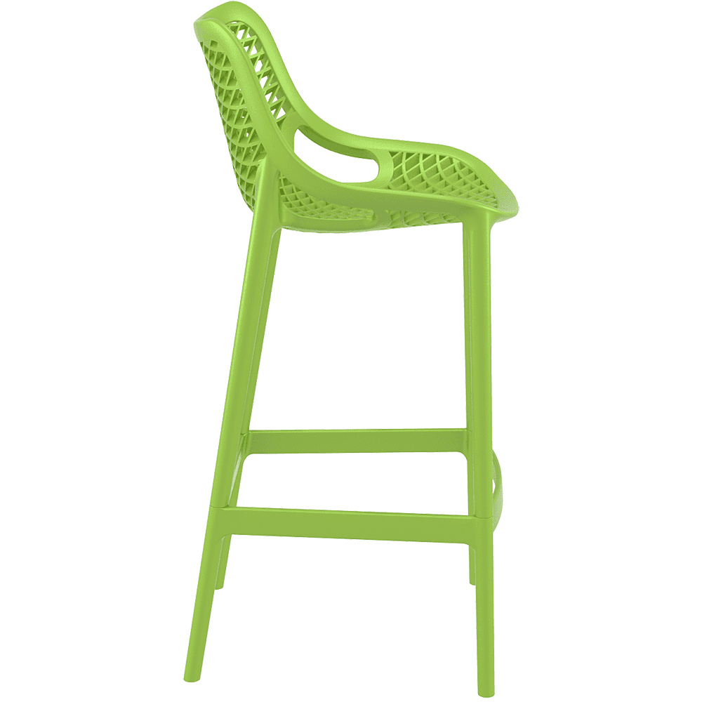 Air Bar Stool Chair Green PP Counter Height-PP Chair