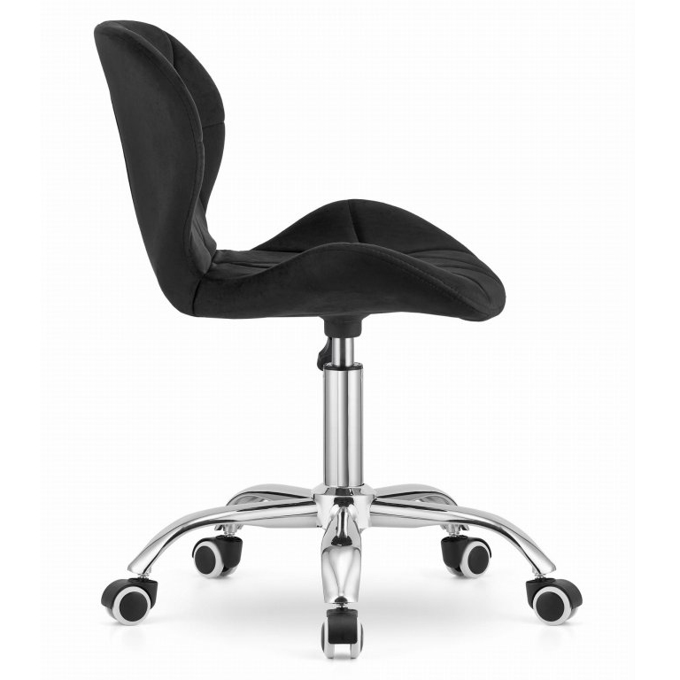 Black Velvet Office Desk Chair-PP Chair