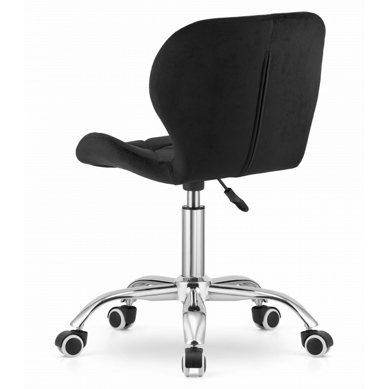 Black Velvet Office Desk Chair-PP Chair