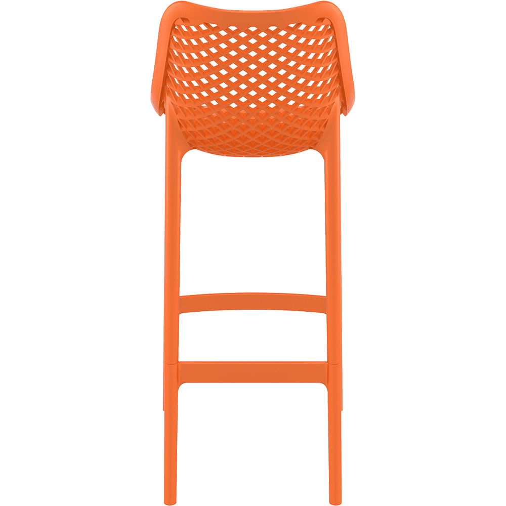 Air Bar Stool Chair Orange PP Counter Height-PP Chair