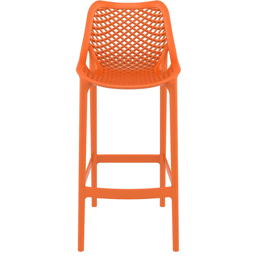 Air Bar Stool Chair Orange PP Counter Height-PP Chair