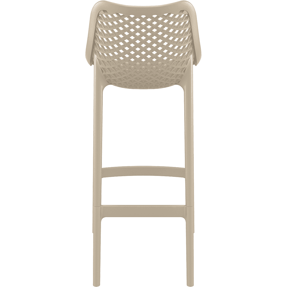 Air Bar Stool Chair Taupe PP Counter Height-PP Chair