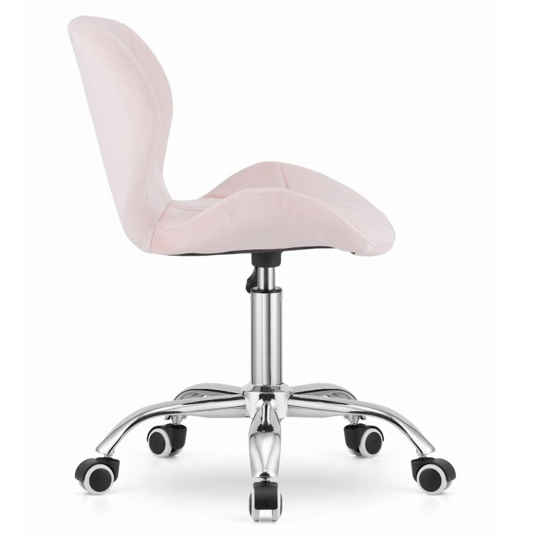 Light Pink Velvet Office Desk Chair-PP Chair