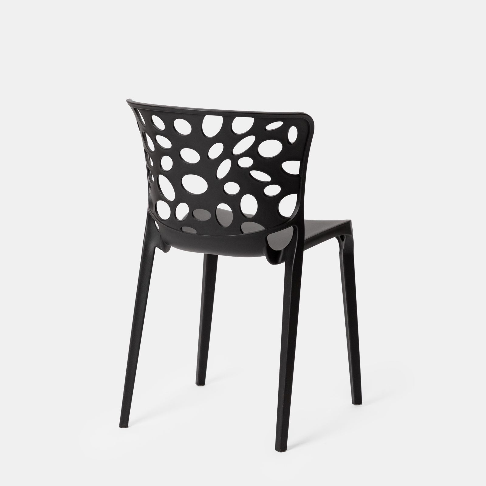 Ergonomic Hollow Back Plastic Chair Manufacturer | Modern PP Dining Chair for Restaurant & Commercial Use