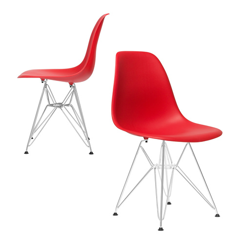 Eames DSR Chair Red-PP Chair