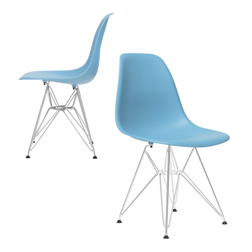Eames DSR Chair Light Blue-PP Chair