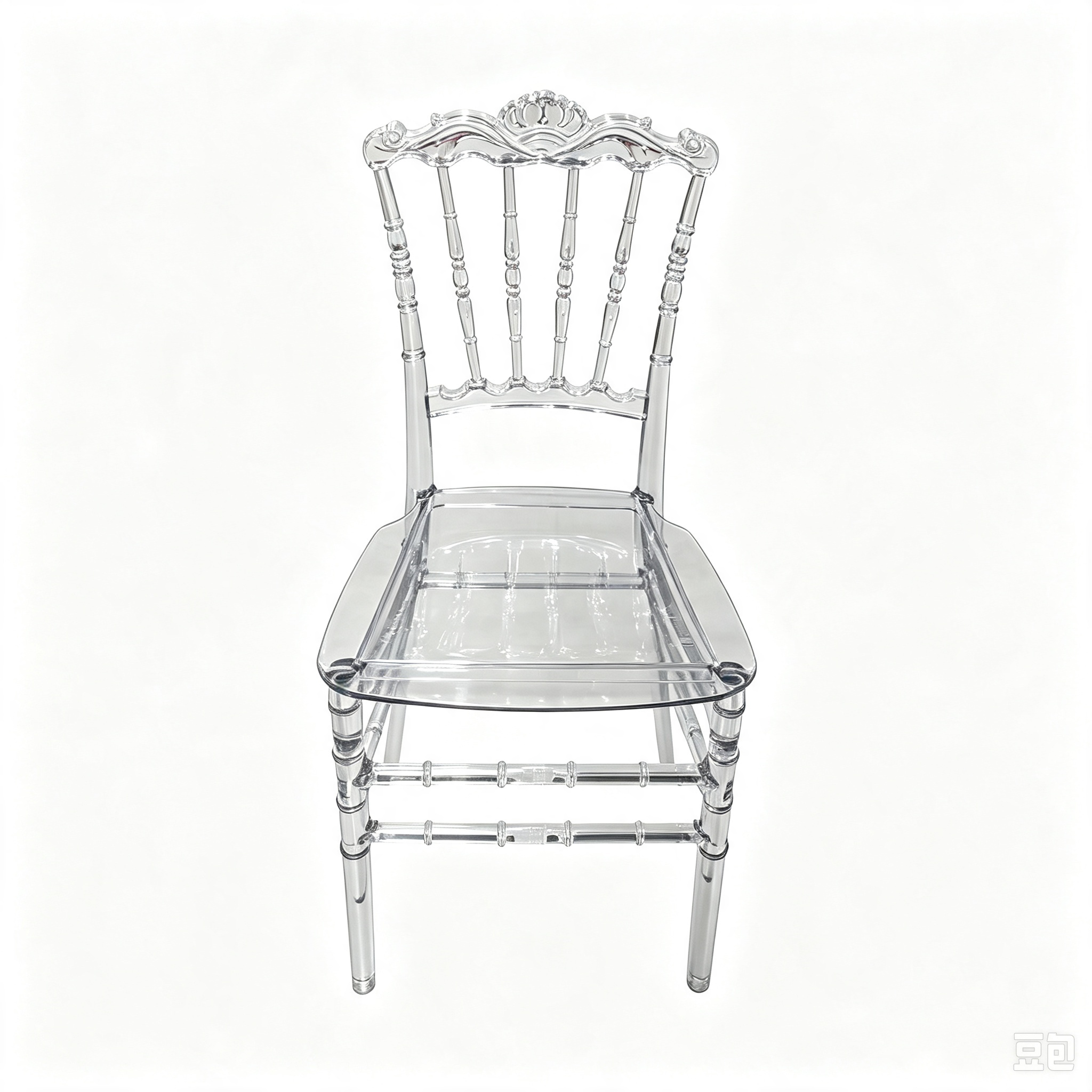 Kids Clear Acrylic Chiavari Chair, Transparent Plastic Children Event Chair for Party Wedding Banquet