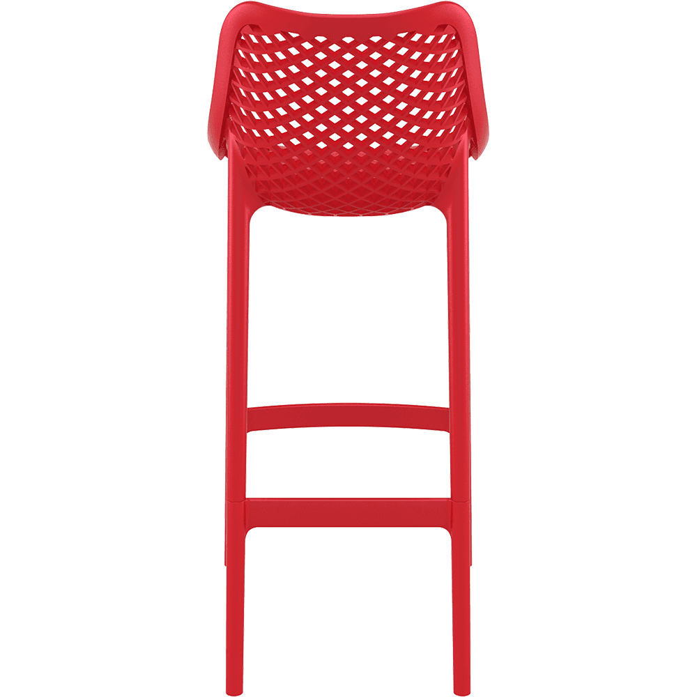 Air Bar Stool Chair Red PP Counter Height-PP Chair
