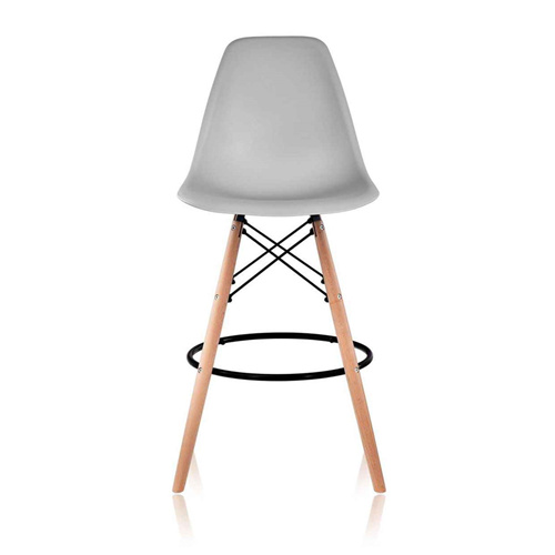 DSW Style Eames Bar Stool Grey-PP Chair