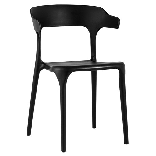 Horn Chair Black-PP Chair