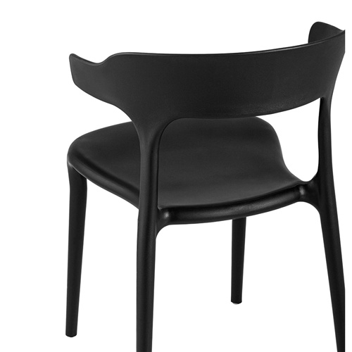 Horn Chair Black-PP Chair
