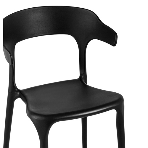 Horn Chair Black-PP Chair
