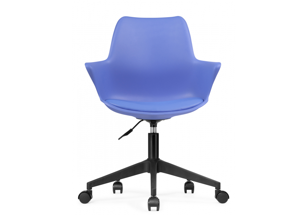 Blue Plastic Office Desk Chair