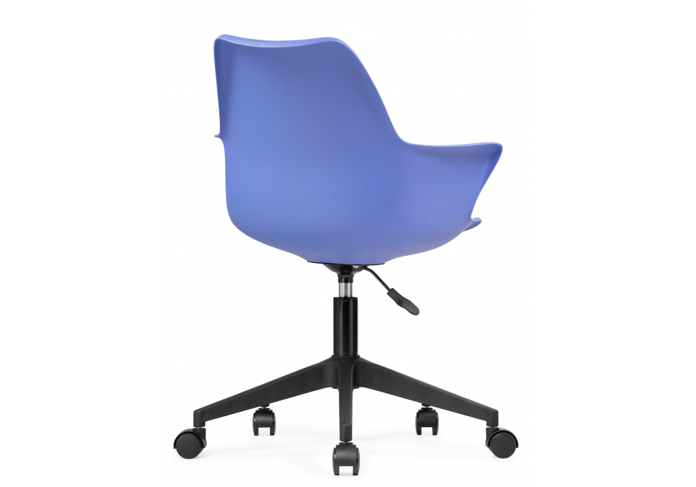 Blue Plastic Office Desk Chair