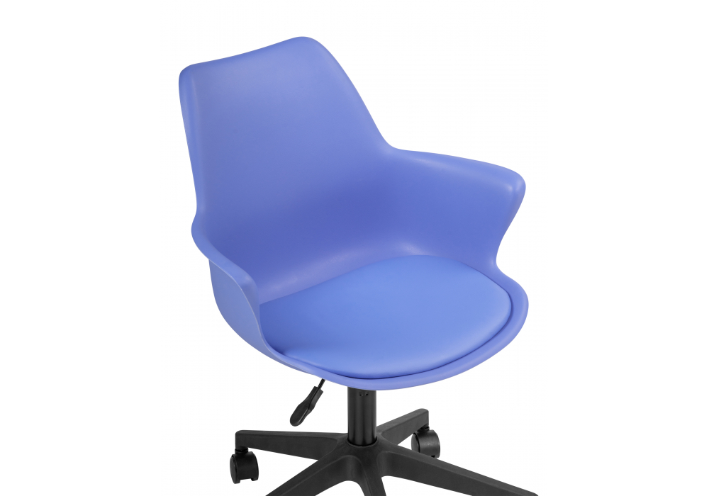 Blue Plastic Office Desk Chair