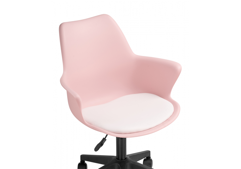 Pink Plastic Office Desk Chair