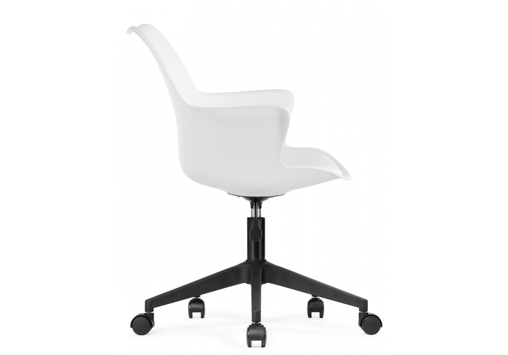 White Plastic Office Desk Chair