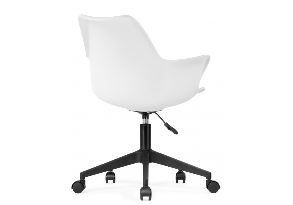 White Plastic Office Desk Chair