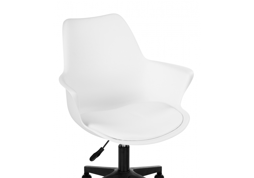 White Plastic Office Desk Chair