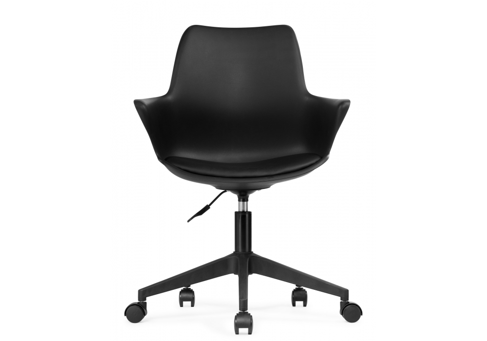 Black Plastic Office Desk Chair