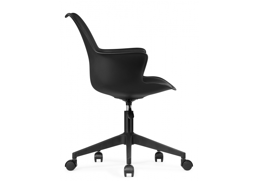 Black Plastic Office Desk Chair