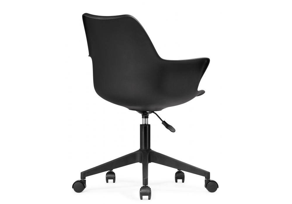 Black Plastic Office Desk Chair